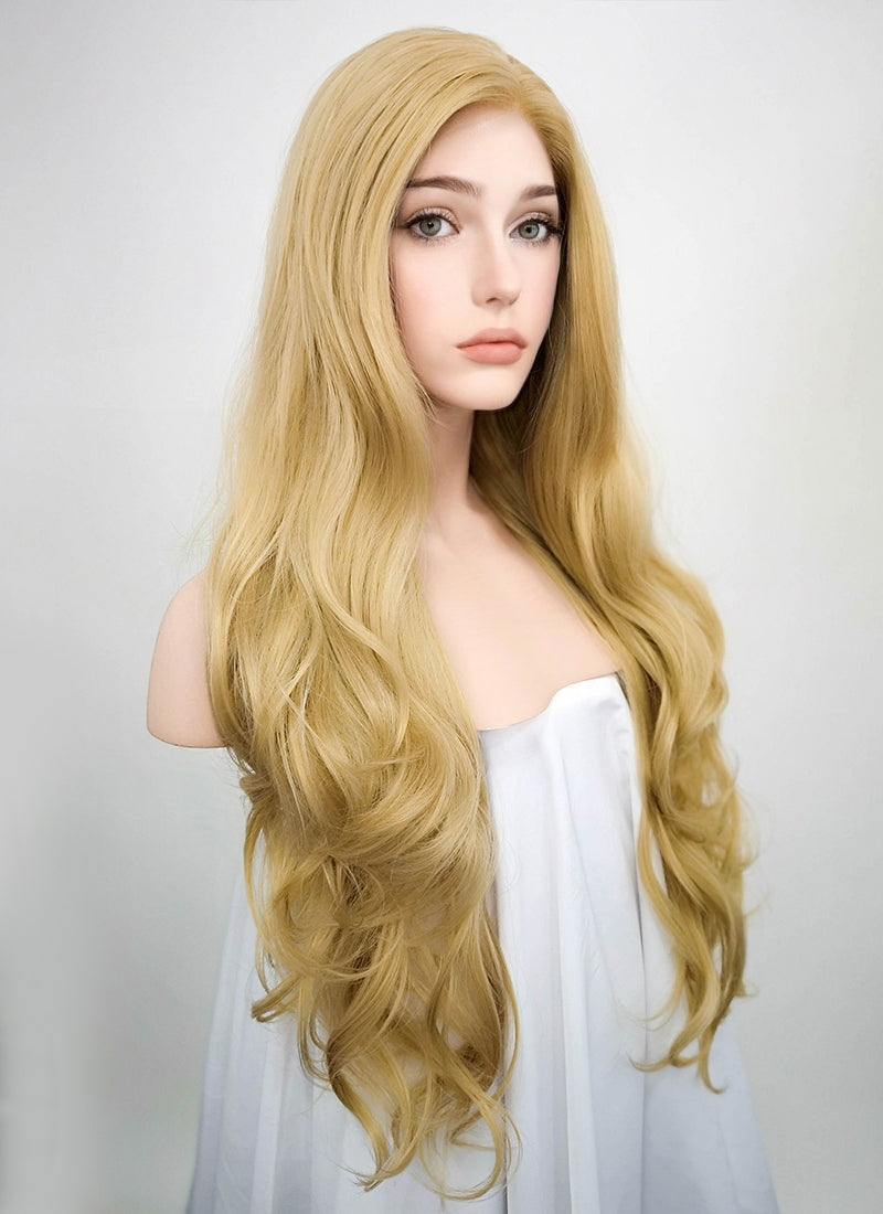 Blonde wavy on sale hair wig