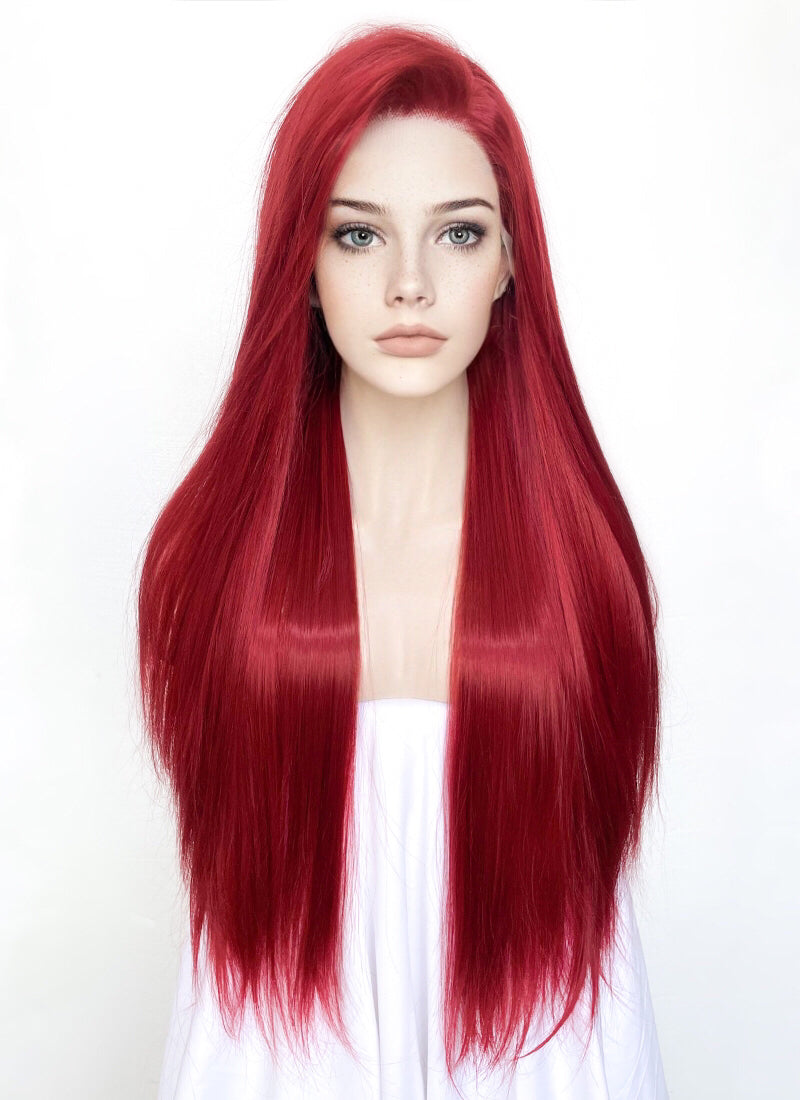 Long 2024 red wigs