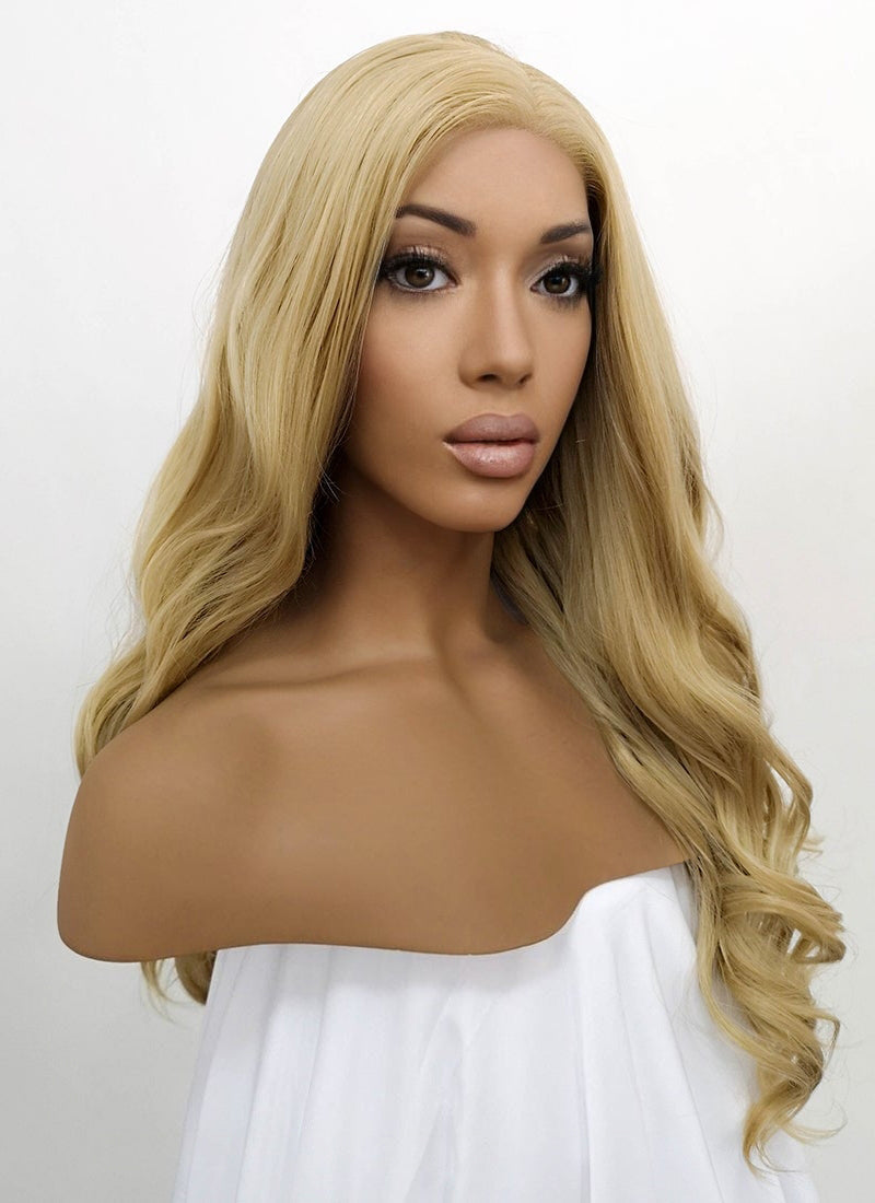 Blonde human hair lace deals front wigs