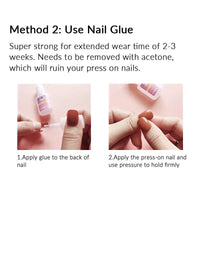 Foggy Silver Glitter & Sparkling Cat-Eye Almond Handmade Press-On Nails NF044