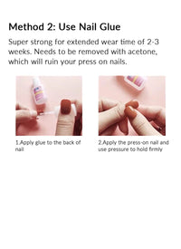 French Cat-Eye Tiger Print Square Handmade Press-On Nails NF030