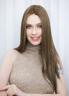 Brown Mixed Blonde Straight Mono Top Lace Wig MN008