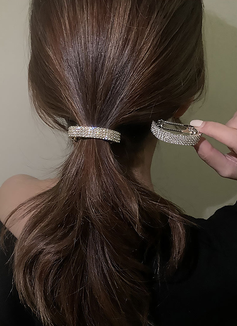 Rhinestone Decor Hair Clip