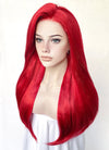 Straight Red Lace Front Synthetic Wig LF025