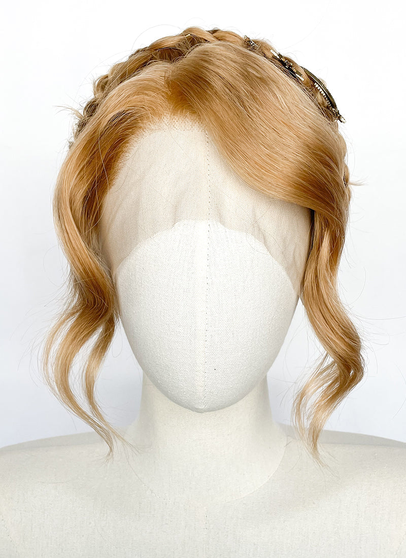 Golden Blonde Braided Lace Front Synthetic Wig LF2147