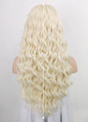 Light Blonde Curly Lace Front Synthetic Wig LF3225