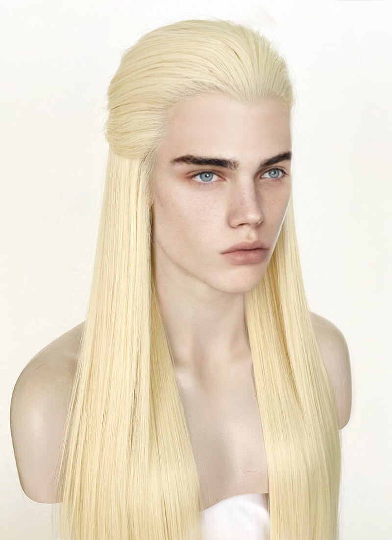 Blonde Straight Lace Front Synthetic Men's Wig LF3270A (Customisable)