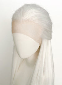 White Straight Lace Front Synthetic Men's Wig LF3270B (Customisable)