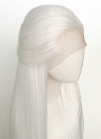 White Straight Lace Front Synthetic Men's Wig LF3270B (Customisable)