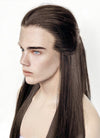 Brunette Straight Lace Front Synthetic Men's Wig LF3270C