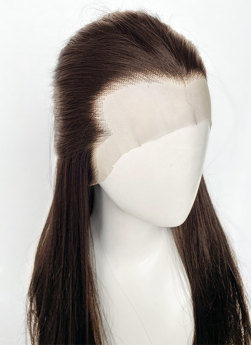 Brunette Straight Lace Front Synthetic Men's Wig LF3270C (Customisable)