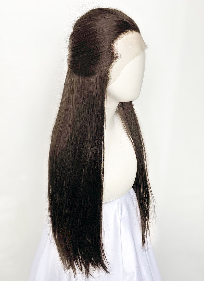 Brunette Straight Lace Front Synthetic Men's Wig LF3270C