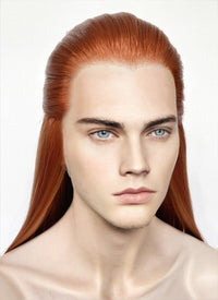 Ginger Straight Lace Front Synthetic Men's Wig LF3270D