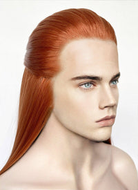 Ginger Straight Lace Front Synthetic Men's Wig LF3270D