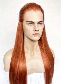 Ginger Straight Lace Front Synthetic Men's Wig LF3270D (Customisable)