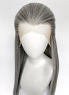 Mixed Grey Straight Lace Front Synthetic Men's Wig LF3270E (Customisable)