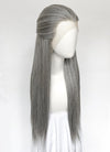 Mixed Grey Straight Lace Front Synthetic Men's Wig LF3270E (Customisable)