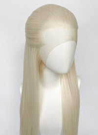 Platinum Blonde Straight Lace Front Synthetic Men's Wig LF3270F (Customisable)