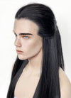 Black Straight Lace Front Synthetic Men's Wig LF3270 (Customisable)