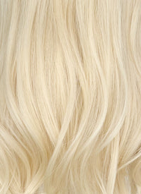 Barbie Light Blonde Curtain Bangs Wavy Lace Front Synthetic Wig LF3299A