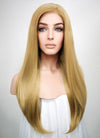 Straight Medium Blonde Lace Front Synthetic Wig LF331