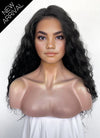 Moana Natural Black Curly Lace Front Synthetic Hair Wig LF3358