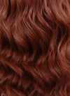 Auburn Wavy Lace Front Synthetic Wig LF409