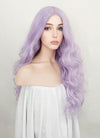 Pastel Purple Wavy Lace Front Synthetic Wig LF5110