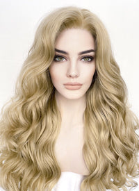 Blonde Wavy Lace Front Synthetic Wig LF5158