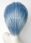 Pastel Blue Straight Lace Front Synthetic Men's Wig LF6010C