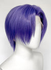 Blue Lock Blitzo Buckzo Purple Straight Lace Front Synthetic Men's Wig LF6060A