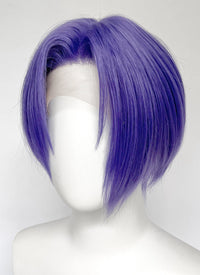 Blue Lock Blitzo Buckzo Purple Straight Lace Front Synthetic Men's Wig LF6060A