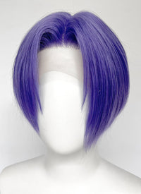 Blue Lock Blitzo Buckzo Purple Straight Lace Front Synthetic Men's Wig LF6060A