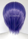 Blue Lock Blitzo Buckzo Purple Straight Lace Front Synthetic Men's Wig LF6060A