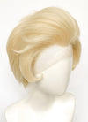 Hazbin Hotel Lucifer Morningstar Blonde Straight Lace Front Synthetic Men's Wig LF6067