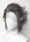 Helluva Boss Stolas Grey Straight Lace Front Synthetic Men's Wig LF6069