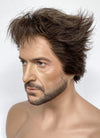 Deadpool & Wolverine Wolverine Brunette Wavy Lace Front Synthetic Men's Wig LF6072