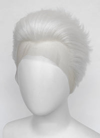 Fate/Stay Night Archer White Wavy Lace Front Synthetic Men's Wig LF6074