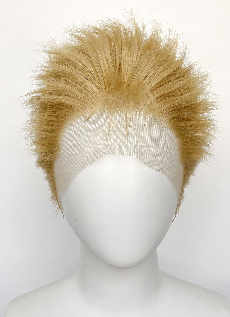 Nana Nobuo Terashima Blonde Wavy Lace Front Synthetic Men's Wig LF6076