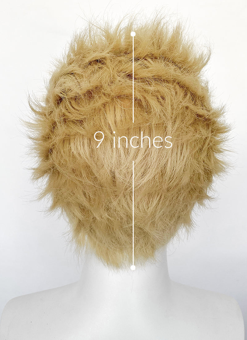 Nana Nobuo Terashima Blonde Wavy Lace Front Synthetic Men's Wig LF6076