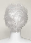 White Wavy Lace Front Synthetic Men's Wig LF6077