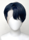 Dark Blue Straight Lace Front Synthetic Men's Wig LF6093