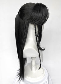 Heaven Official's Blessing Hua Cheng Natural Black Yaki Straight Lace Front Synthetic Men's Wig LF6104