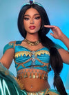 Straight Yaki Jet Black Lace Front Synthetic Wig LF701R