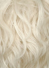 Platinum Blonde Wavy Lace Front Synthetic Men's Wig LF8000 (Customisable)