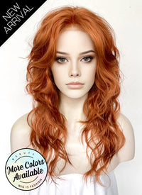 Ginger Wavy Lace Front Synthetic Hair Wig LF8003 (Customisable)