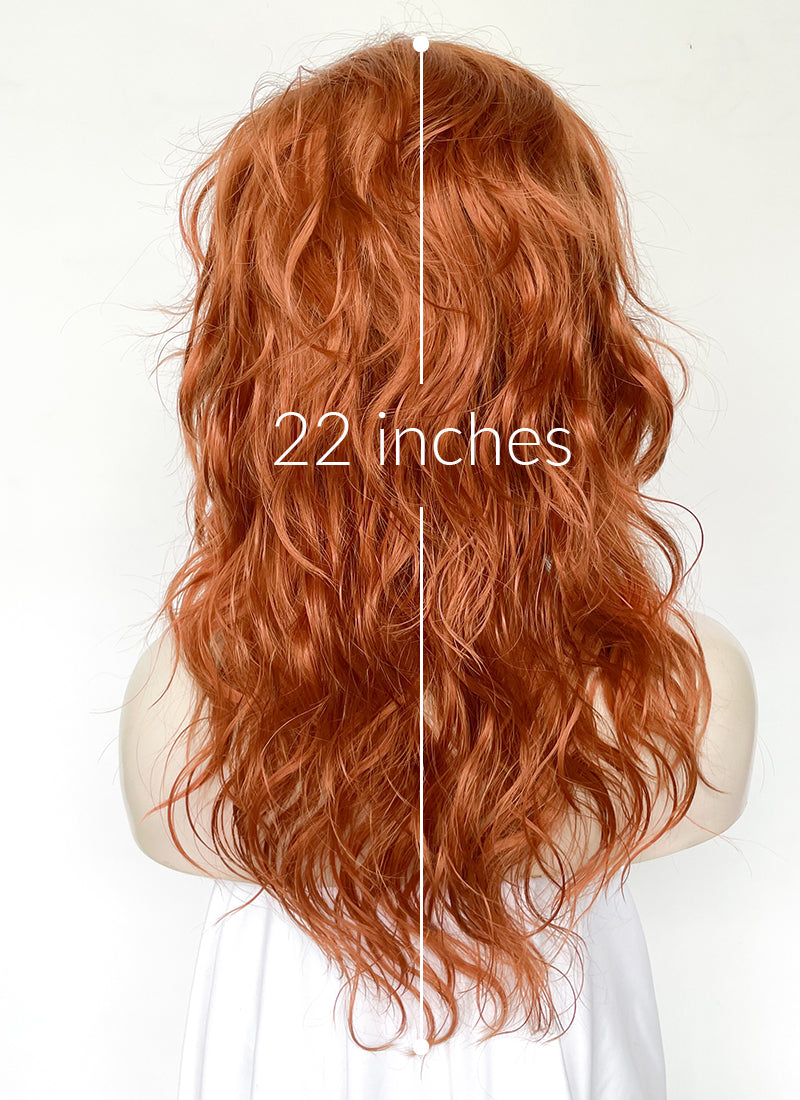 Ginger Wavy Lace Front Synthetic Hair Wig LF8003