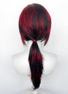 Black Mixed Red Straight Lace Front Synthetic Hair Wig LF8014