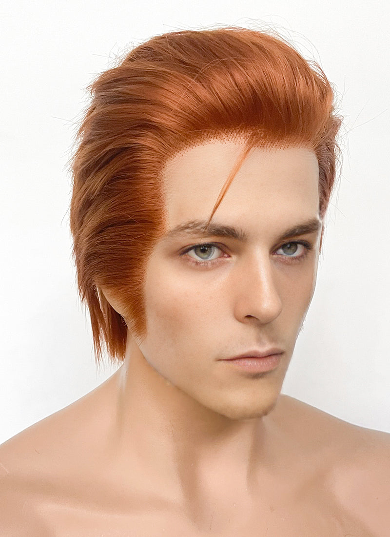 Ginger Straight Lace Front Synthetic Men's Wig LF8015