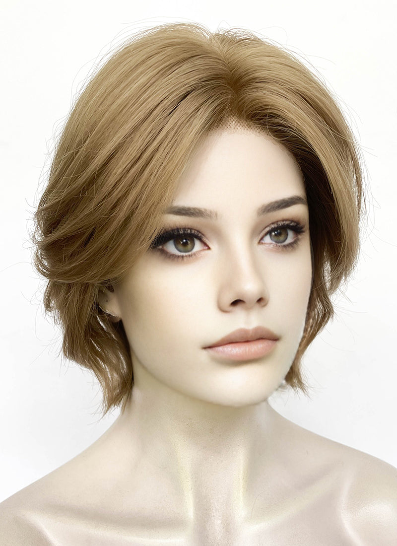 Blonde Straight Lace Front Synthetic Wig LF8033